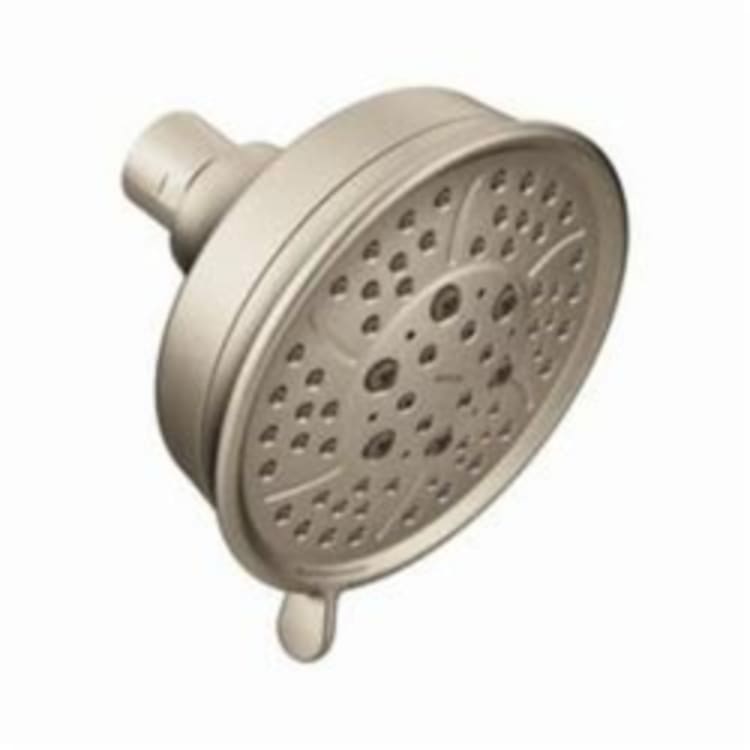 Moen® 3638EPBN Standard Shower Head, 2 gpm, 4 Sprays, Wall Mount, 4-3/8 x 2-9/16 in Head, Import