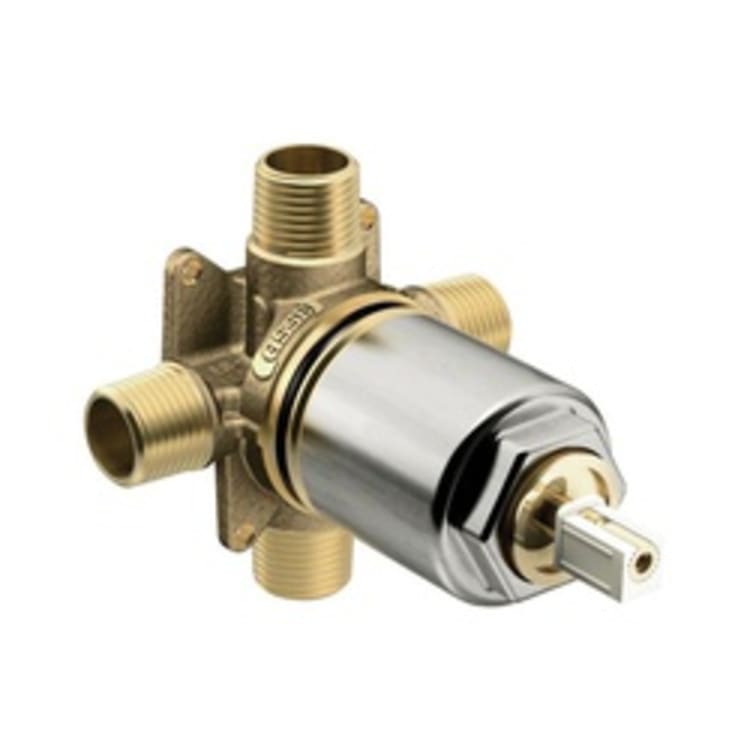 CFG Cornerstone™ 45312 Tub/Shower Rough-In Valve Only, 1/2 in C Inlet x 1/2 in Male IPS Outlet, Brass Body, Import