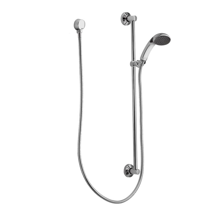 Moen® 52710 Hand Held Shower, (1) 3-5/16 in Dia Shower Head, 2.5 gpm, 69 in L Hose, Slide Bar: No, Chrome Plated, Domestic