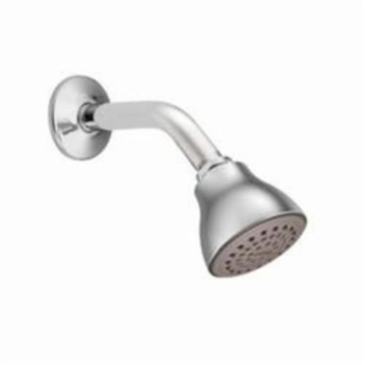 Moen® 6304 Easy Clean® XL Shower Head, 2.5 gpm, 1 Spray, Wall Mount, 2-1/2 in Head, Import