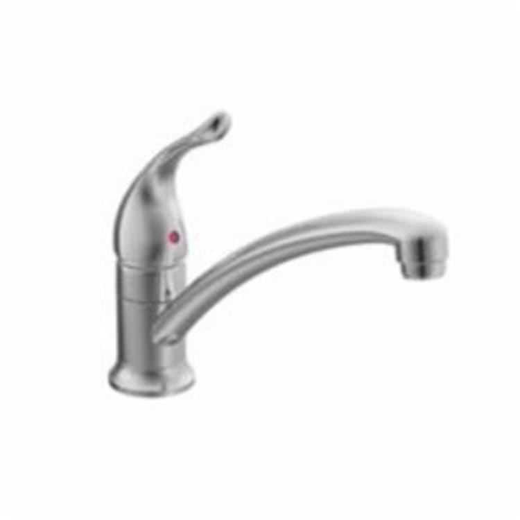 Moen® 7423 Chateau® Kitchen Faucet, 1.5 gpm, 1 Handle, Chrome Plated, Domestic