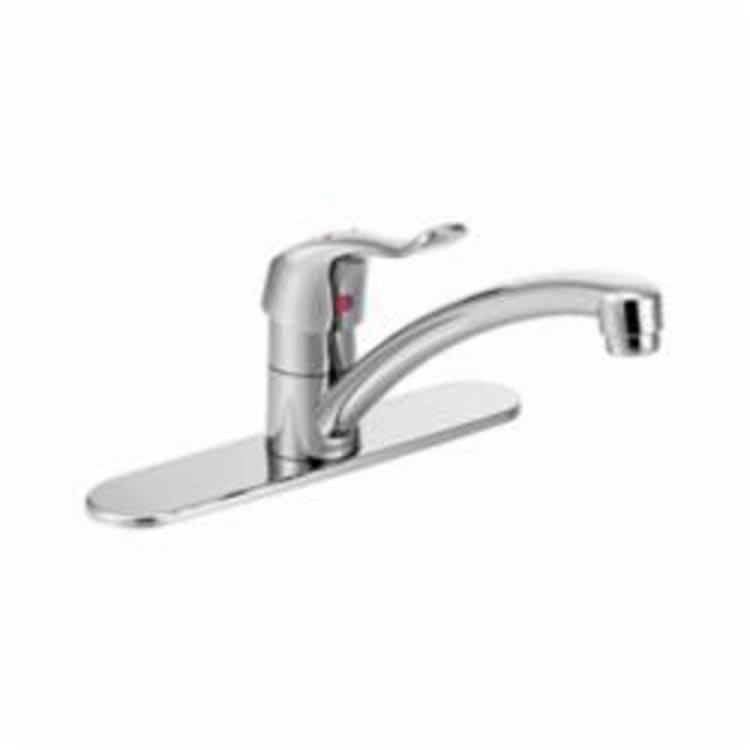 Moen® 8701 M-DURA™ Heavy Duty Kitchen Faucet, 1.5 gpm, 1 Handle, Chrome Plated, Import