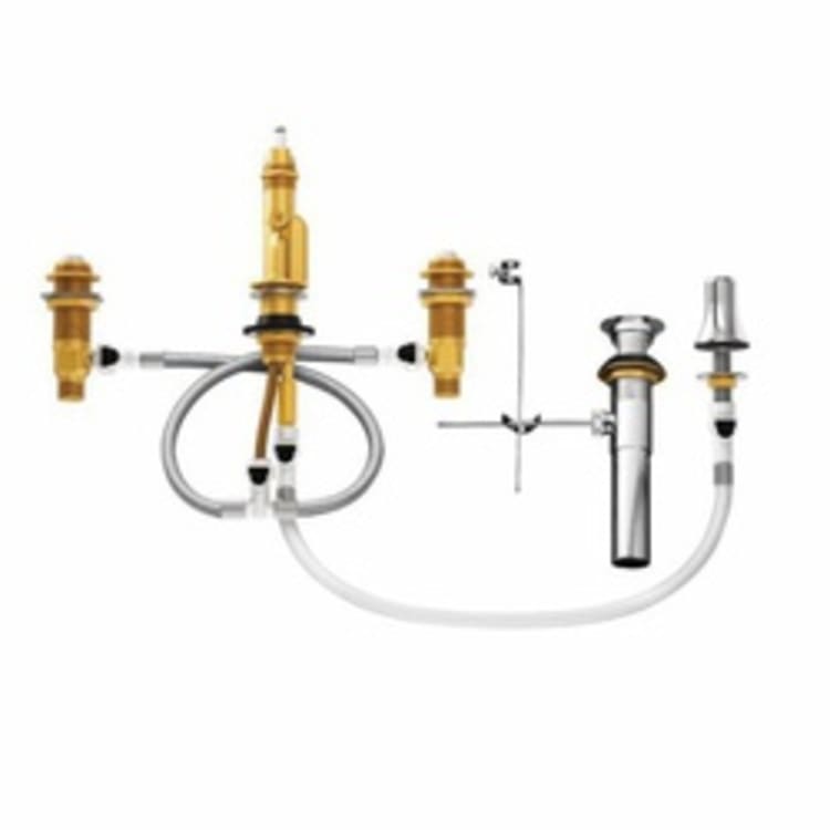 Moen® 9265 M-Pact™ Widespread Bidet Rough-in Valve, 1/2 in, Brass Body, Domestic (Rough-in valve sold separately)