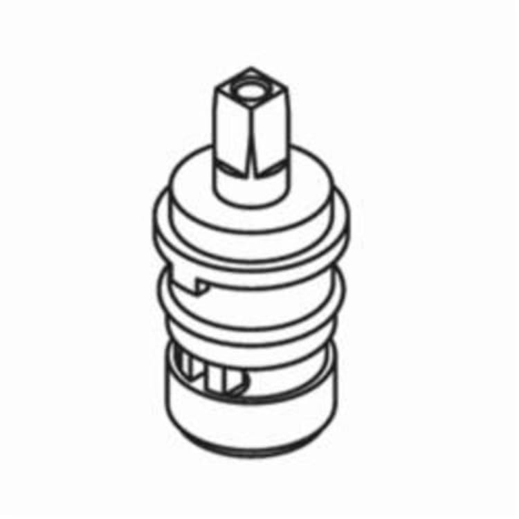 Moen® 52000 Hot Replacement Ceramic Disc Cartridge, For Use With Model 8121/8230 2-Handle Wall Mount Faucet, Import, Commercial