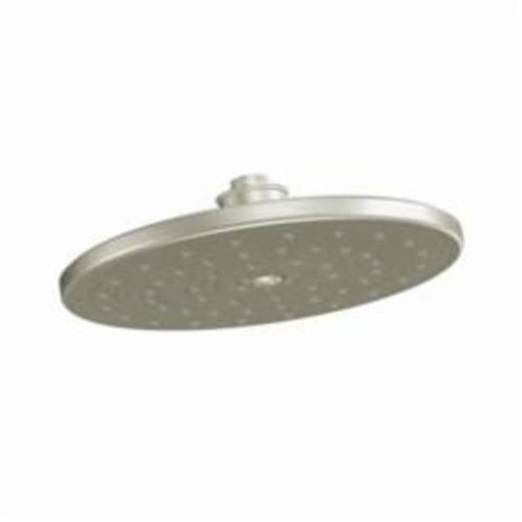 Moen® S112EPBN Waterhill® Raincan Shower Head, 2 gpm, 1 Spray, Wall Mount, 10 x 2-7/3 in Head, Domestic