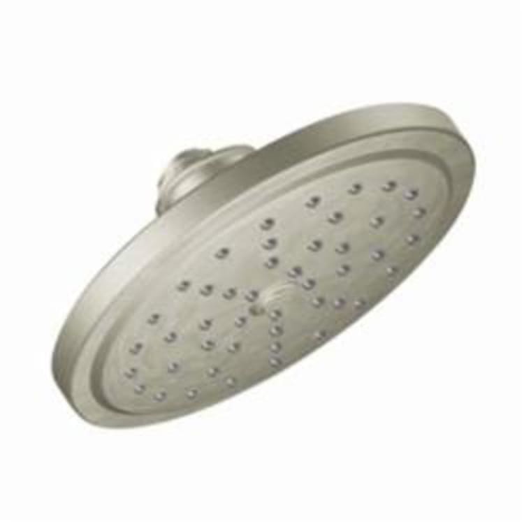 Moen® S176BN Fina® Raincan Shower Head, 2.5 gpm, 1 Spray, Wall Mount, 7 x 2-13/16 in Head, Import