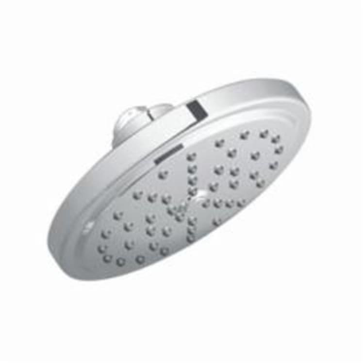 Moen® S176EP Fina® Raincan Shower Head, 2 gpm, 1 Spray, Wall Mount, 7 x 2-13/16 in Head, Domestic