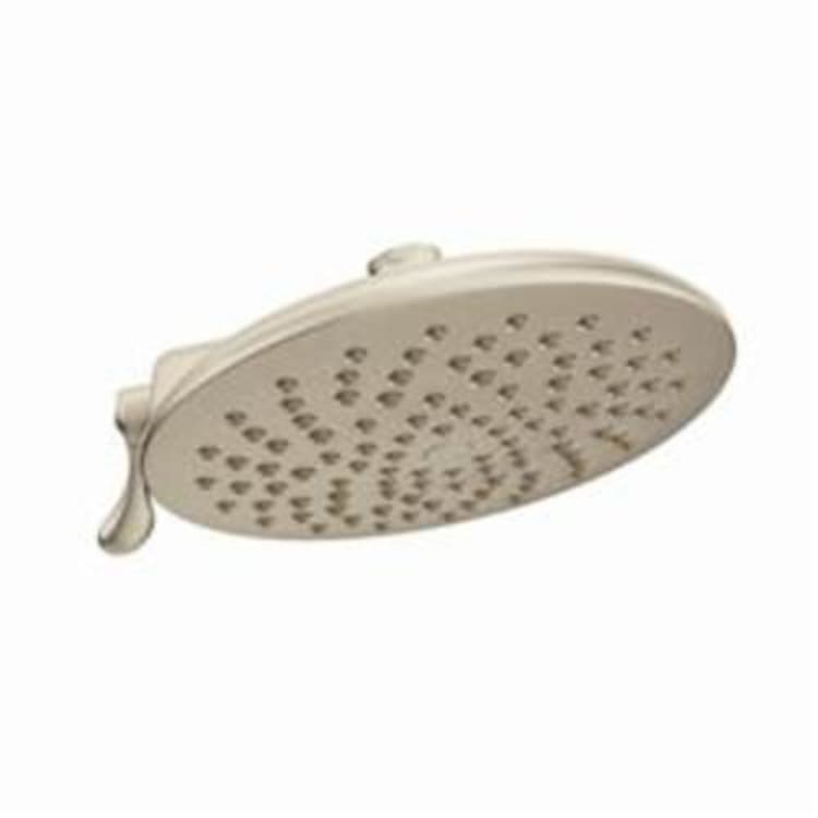 Moen® S6320EPBN Velocity® Raincan Shower Head, 2 gpm, 2 Sprays, Wall Mount, 8 x 3-1/8 in Head, Import