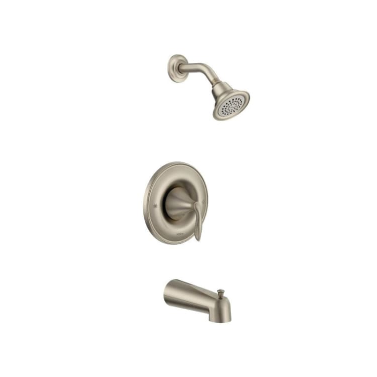 Moen® T2133EPBN Eva™ Posi-Temp® Tub and Shower Trim, 1.75 gpm Shower, Brushed Nickel