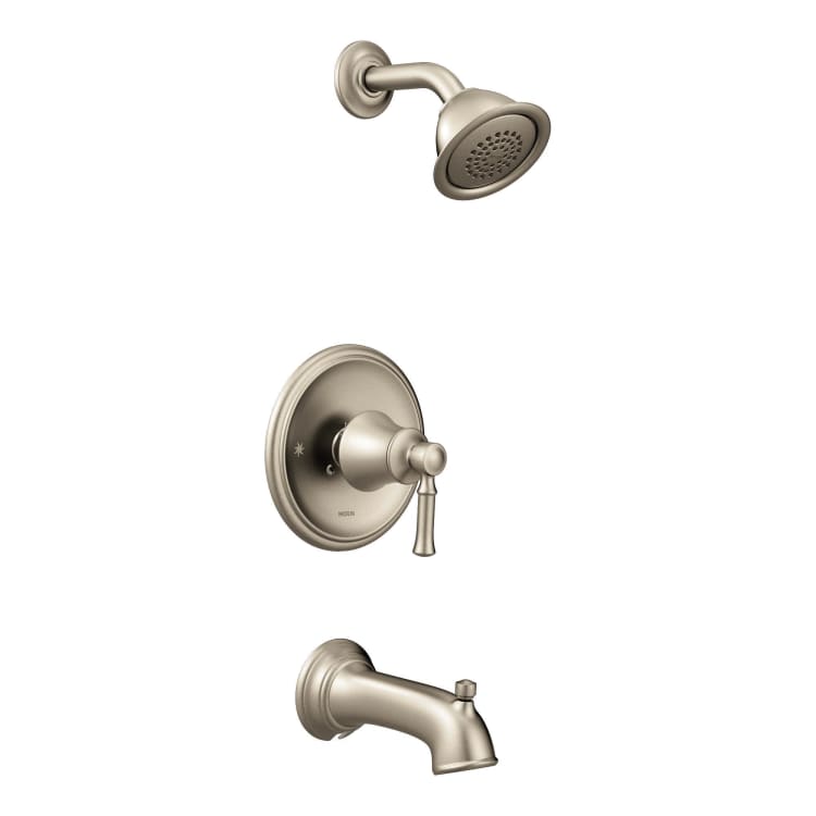 Moen® T2183BN Tub and Shower Trim, 2.5 gpm Shower, Brushed Nickel
