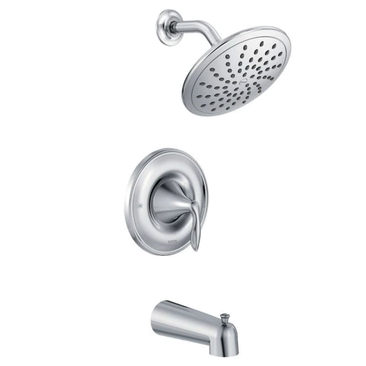 Moen® T2233EP Tub and Shower Trim, 1.75 gpm Shower, Polished Chrome