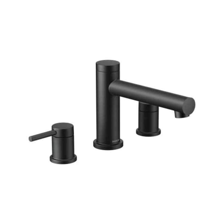 Moen® T393BL Roman Tub Faucet, Align™, 10 in Center, Matte Black, 2 Handles, Function: Traditional, Domestic