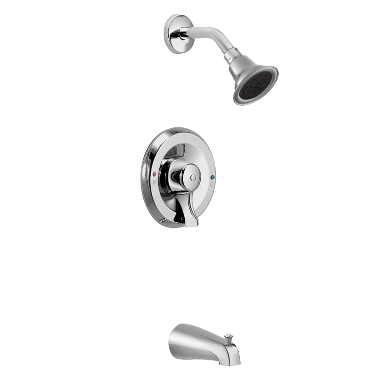 Moen® T8389EP15 Tub and Shower Trim, 1.75 gpm Shower, Polished Chrome