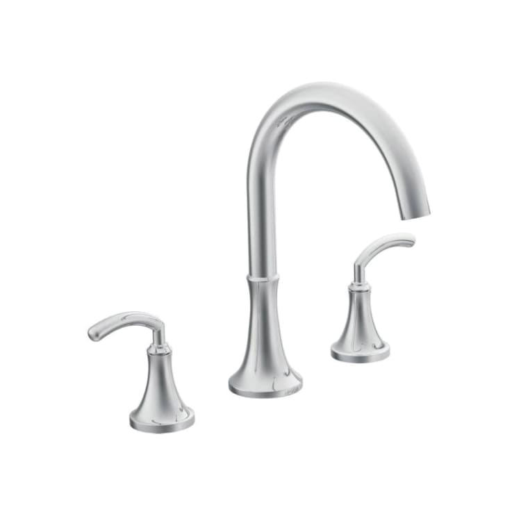 Moen® TS963 Icon™ Roman Tub Faucet, 10 in Center, Polished Chrome, 2 Handles, Function: Traditional, Domestic