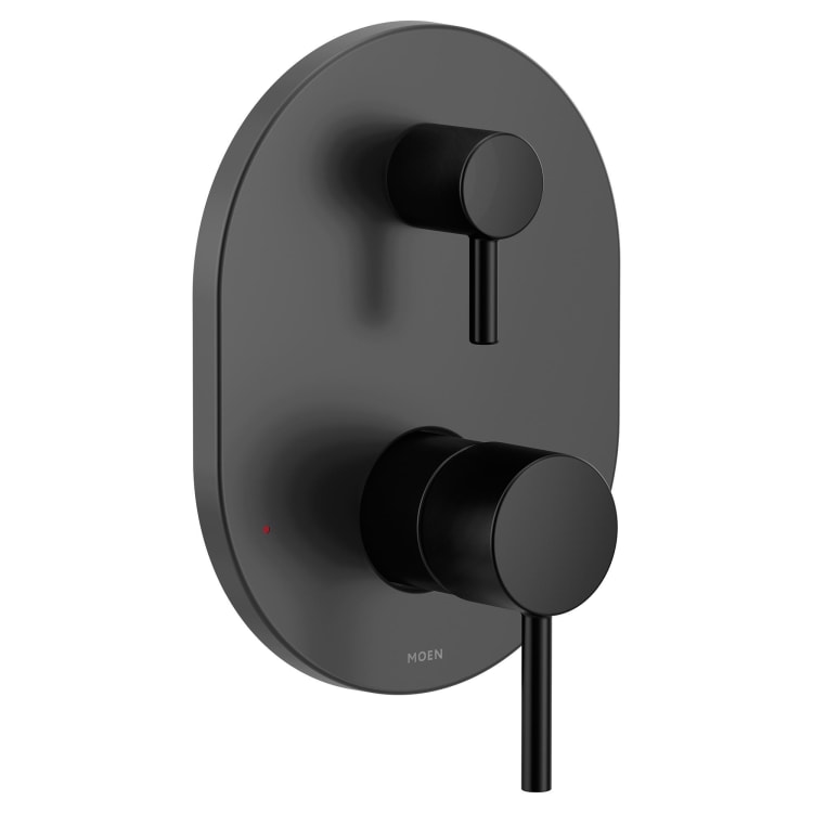 Moen® M-Pact™ M-Core™ UT3290BL Transfer Valve Trim With Integrated Diverter, Matte Black