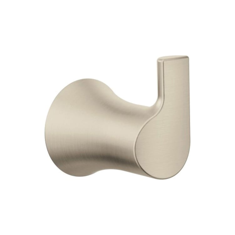 Moen® YB0203BN Model YB0203 Robe Hook, Doux™, 2-3/32 in L x 2-1/2 in W x 2-11/16 in H, 1 Hook, Import