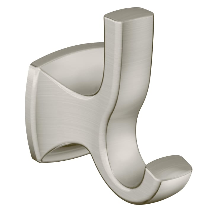 Moen® YB5103BN Robe Hook, Voss™, 2 Hooks, 1.77 in OAW x 2-1/2 in OAD x 2.8 in OAH, Import