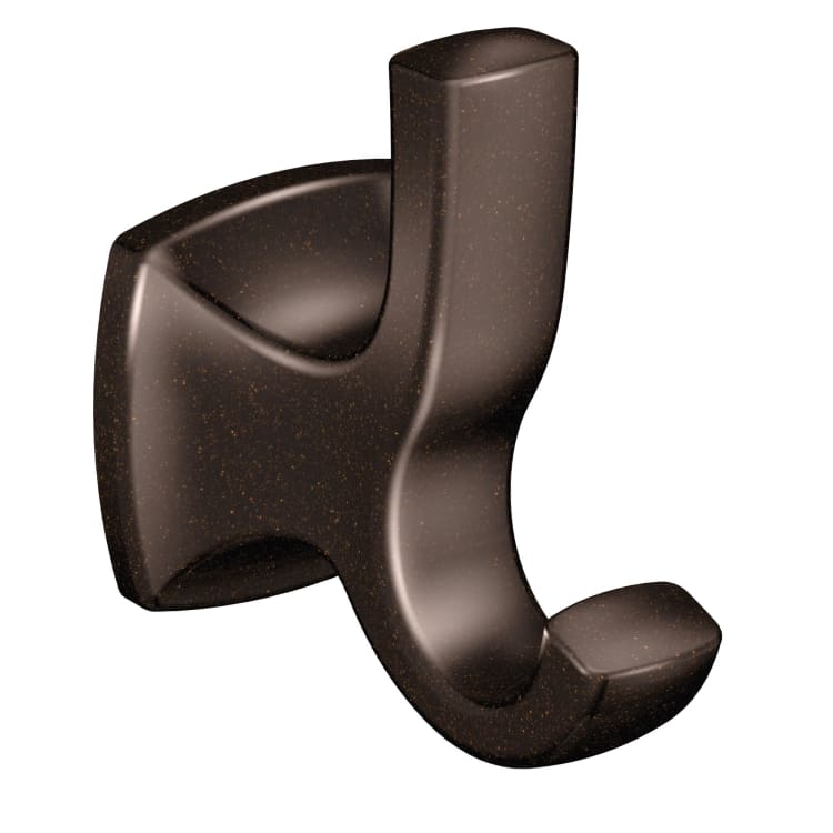Moen® YB5103ORB Robe Hook, Voss™, 2 Hooks, 1.77 in OAW x 2-1/2 in OAD x 2.8 in OAH, Import