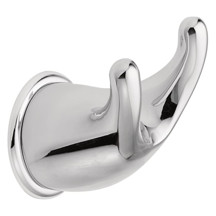 Moen® YB8003CH Robe Hook, Mason®, 2 Hooks, 2.36 in OAW x 2.58 in OAD x 2.13 in OAH, Import