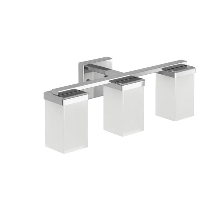 Moen® YB8863CH 3-Globe Bath Light, 90 Degree™, 110 VAC, Polished Chrome, Import
