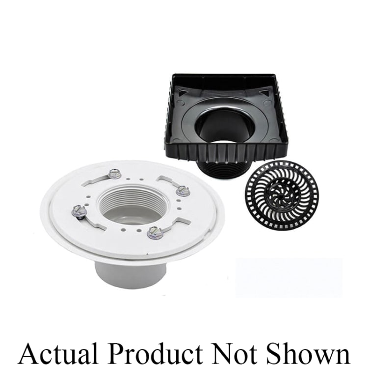 Mountain Plumbing Products MT601A Select Series Decorative Shower Drain Cover Kit, Mountain Re-Vive™, ABS Drain, Import