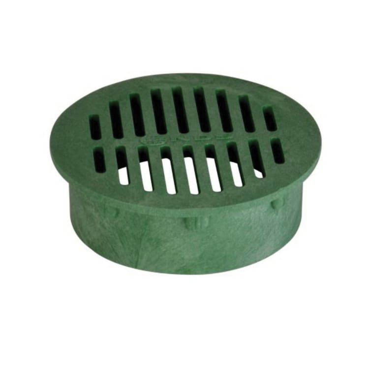 NDS® 50 Catch Basin Grate, 6-3/4 in Dia, 27.84 gpm, 6 in Pipe, Round Shape, Domestic