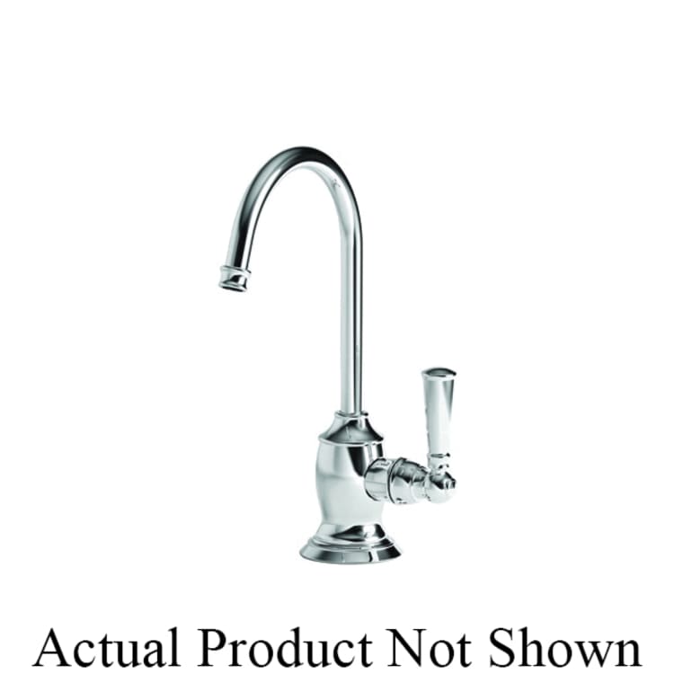 Newport Brass® 2470-5623/15 Model 2470-5623 Jacobean Cold Water Dispenser Faucet, 1 gpm Flow Rate, Fixed Spout, Polished Nickel, 1 Handles