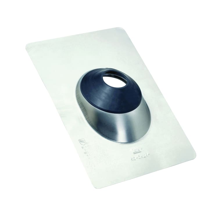 Oatey® All-Flash® No-Calk® 12945 Roof Flashing, Aluminum, 1-1/2 to 3 in Pipe, 11 in W x 14-1/2 in L Base