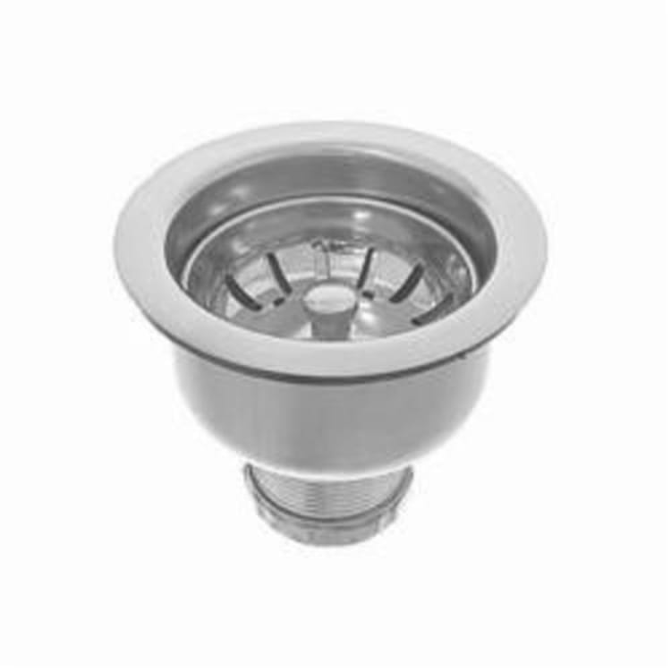 Dearborn® Snap-N-Tite 15 Basket Strainer, 3-3/4 in OAL, Stainless Steel, Chrome Plated