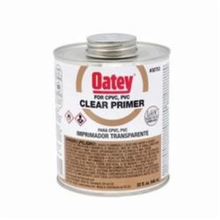 Oatey® 30753 Primer, 32 oz, For Use With PVC and CPVC Pipe and Fitting, Clear