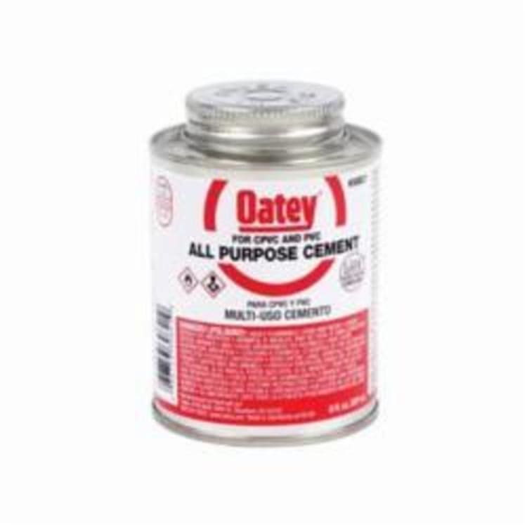 Oatey® 30821 All Purpose Medium Cement, 8 oz Can, Liquid, Milky Clear, 0.94