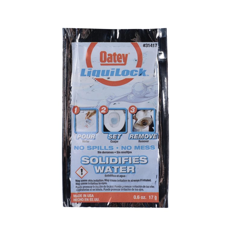 Oatey® Liquilock™ 31417 Gel, 0.6 oz, Powder, Acetic Acid, White