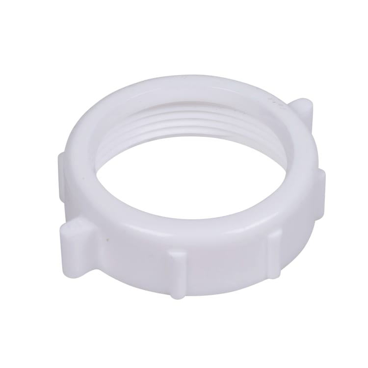 Oatey® P9001 Slip Joint Nut, 1-1/2 in Nominal, Polypropylene, White