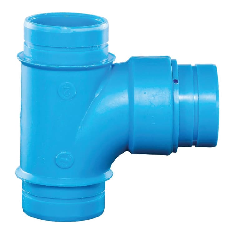 Orion® Blueline™ 710103 Sanitary Tee, 2 in Nominal, No-Hub End Style, Polypropylene, Import