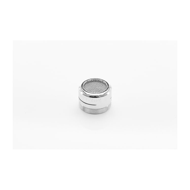 PASCO 2105 Slotted Premium Quality Aerator, 15/16-27 x 55/64-27 Thread, Female x Male Thread, 2.2/2.5 gpm Flow Rate, Brass, Polished Chrome