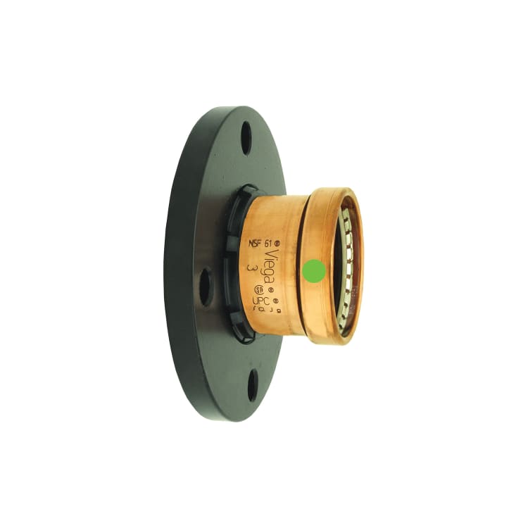 ProPress® 20858 Adapter Flange, 3 x 4 in Nominal, Press x Bolt Pattern End Style, Copper, Import