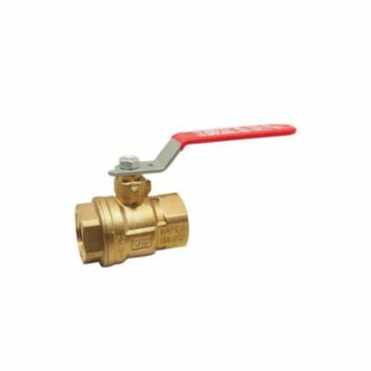 RWV® 5044AB 1 2-Piece Ball Valve, 1 in, FNPT, Forged Brass Body, Full Port