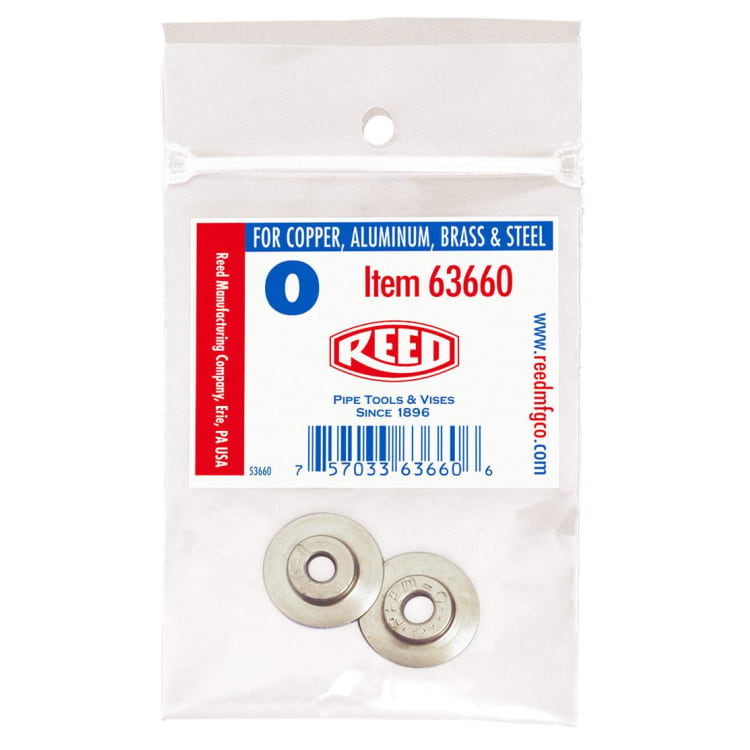 Reed 63660 Replacement Cutter Wheel, 0.18 in Blade Exposure, For Use With TC1Q, TC1.6Q, TC2Q, T10, T15, T20, RT15T1, RT15T2, RT15T3, RTC1.1 and RTC1.4 Metal Tubing Cutter