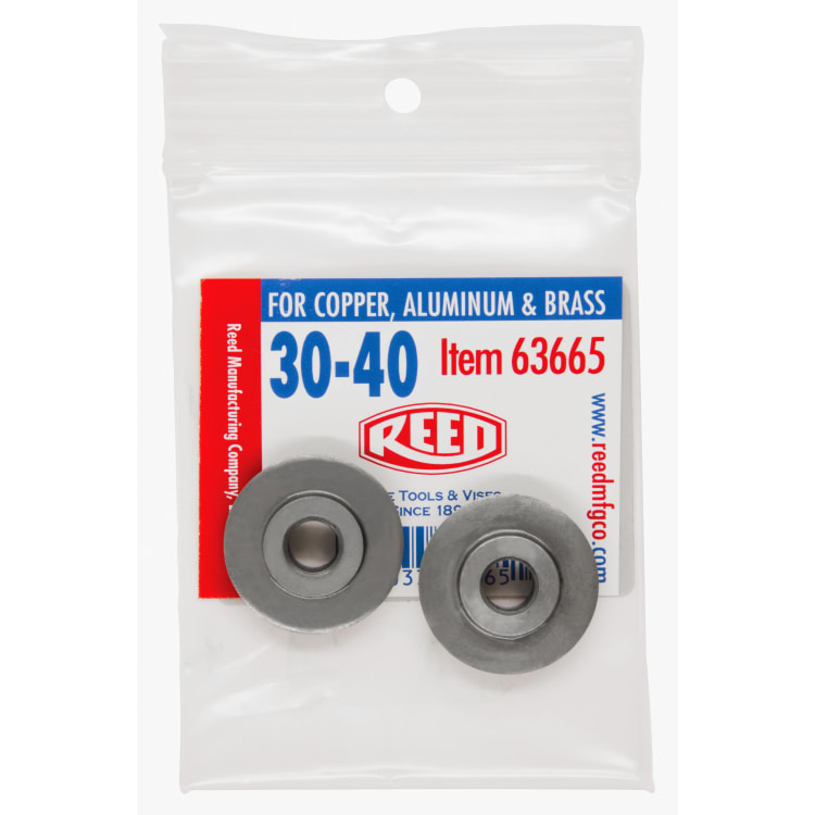 Reed 63665 Cutter Wheel, For Use With Quick Release™ TC3Q, TC4Q, TC5Q, TC6Q and TC8Q Metal Tubing Cutter, 1/4 in Blade Exposure