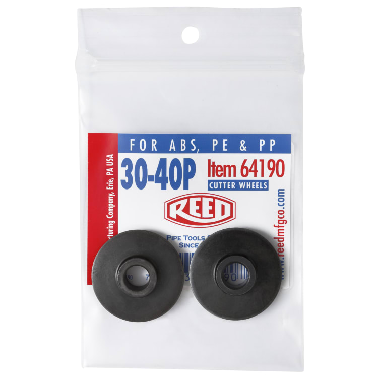 Reed 64190 Replacement Cutter Wheel, For Use With: TC3Q, TC4Q, TC5Q and TC6Q Plastic Tubing Cutter, 0.343 in Blade Exposure