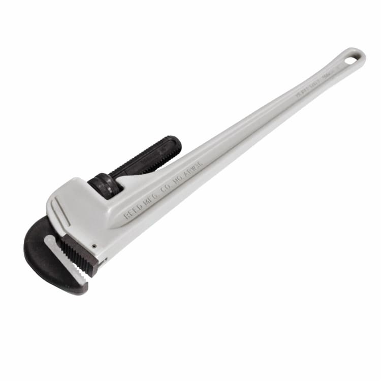 Reed ARW24 Heavy Duty Straight Pipe Wrench, 1/4 to 3 in, 24 in L, Titanium Aluminum Alloy Handle