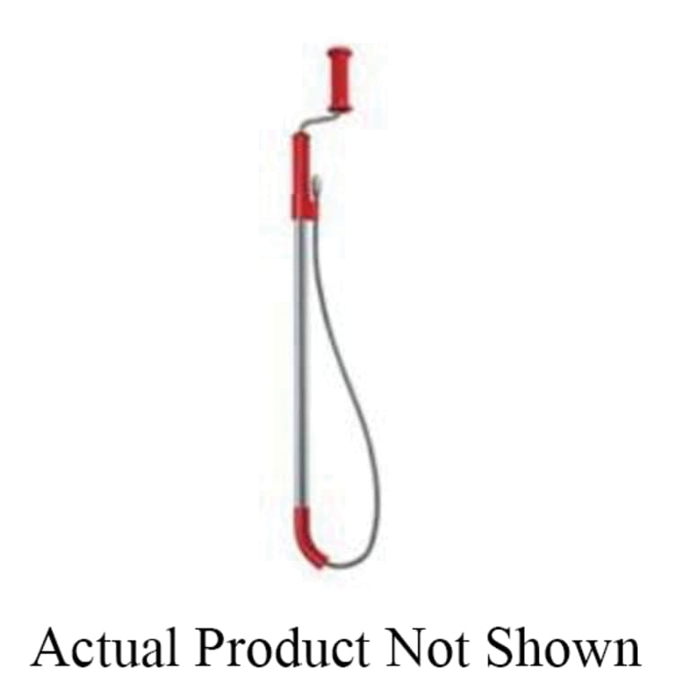 RIDGID® 59802 K-6HD Heavy Duty Toilet Auger With Drop Head, Tri-Wrap, 6 ft L Cable, Ergonomic Handle