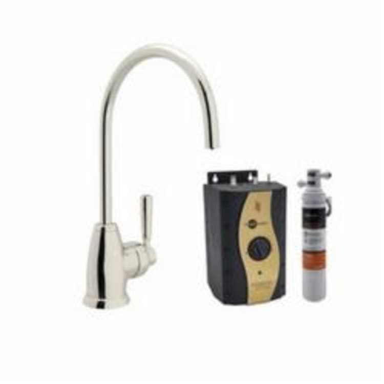 Rohl® Perrin & Rowe® U.KIT1345L-PN Contemporary Hot Water Dispenser Kit, Deck Mount, Polished Nickel