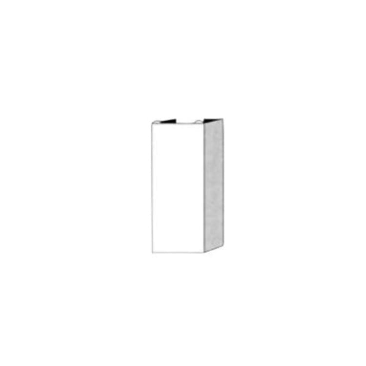 Runtal® PC-3 Vertical Pipe Cover, For Use With UF-2/UF-3/UF-4 Series Baseboard/Wallpanel, White