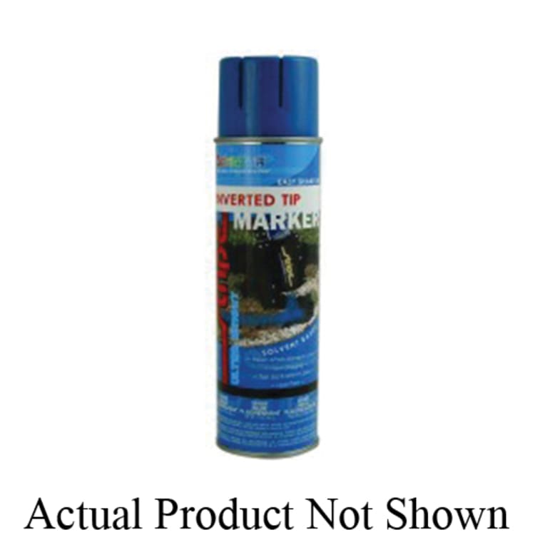 SEYMOUR® STRIPE® 20-631 Solvent Base Inverted Tip Marker, 20 oz Container, Aerosal Spray Form, Clear, 500 Linear-ft Coverage, 15 min Curing