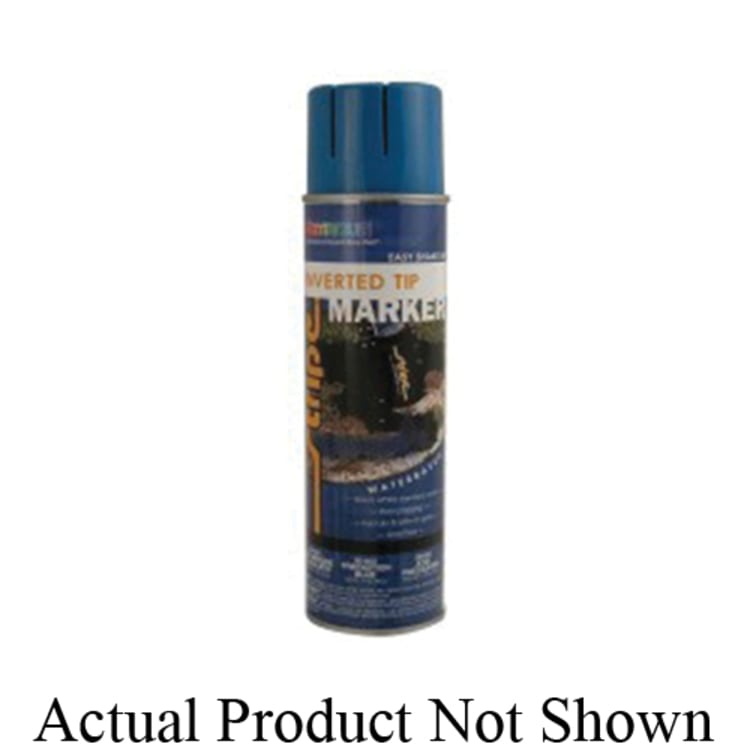 SEYMOUR® STRIPE® 20-671 Water Base Inverted Tip Marker, 20 oz Container, Aerosal Spray Form, Safety Red, 15 min Curing