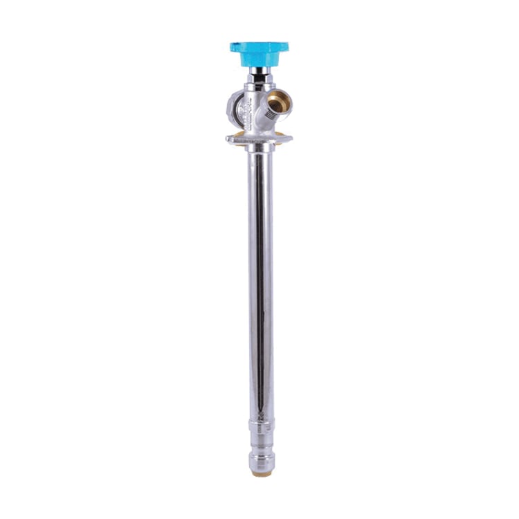 Sharkbite® 24629LF Anti-Siphon Frost-Free Sillcock, 1/2 x 3/4 in Nominal, Push-to-Connect x MHT End Style, DZR Brass Body, Import