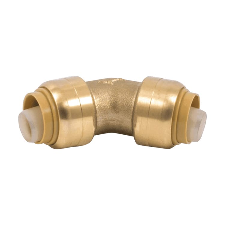 Sharkbite® U648LF Elbow, 1/2 in Nominal, Push-to-Connect End Style, DZR Brass, Import