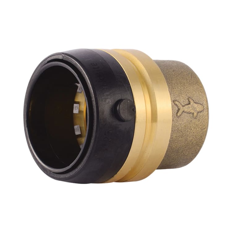 Sharkbite® UXL0435 Cap, 1-1/4 in Nominal, Push-to-Connect End Style, DZR Brass, Domestic