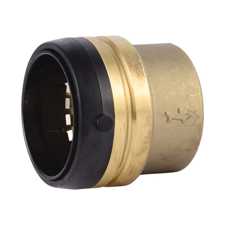 Sharkbite® UXL0454 Cap, 2 in Nominal, Push-to-Connect End Style, DZR Brass, Domestic